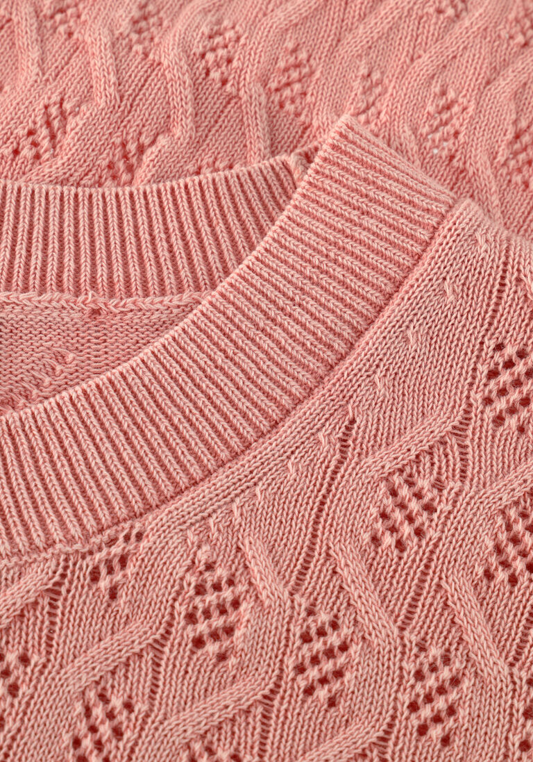 roze mos mosh top mmganna pattern o-neck knit top