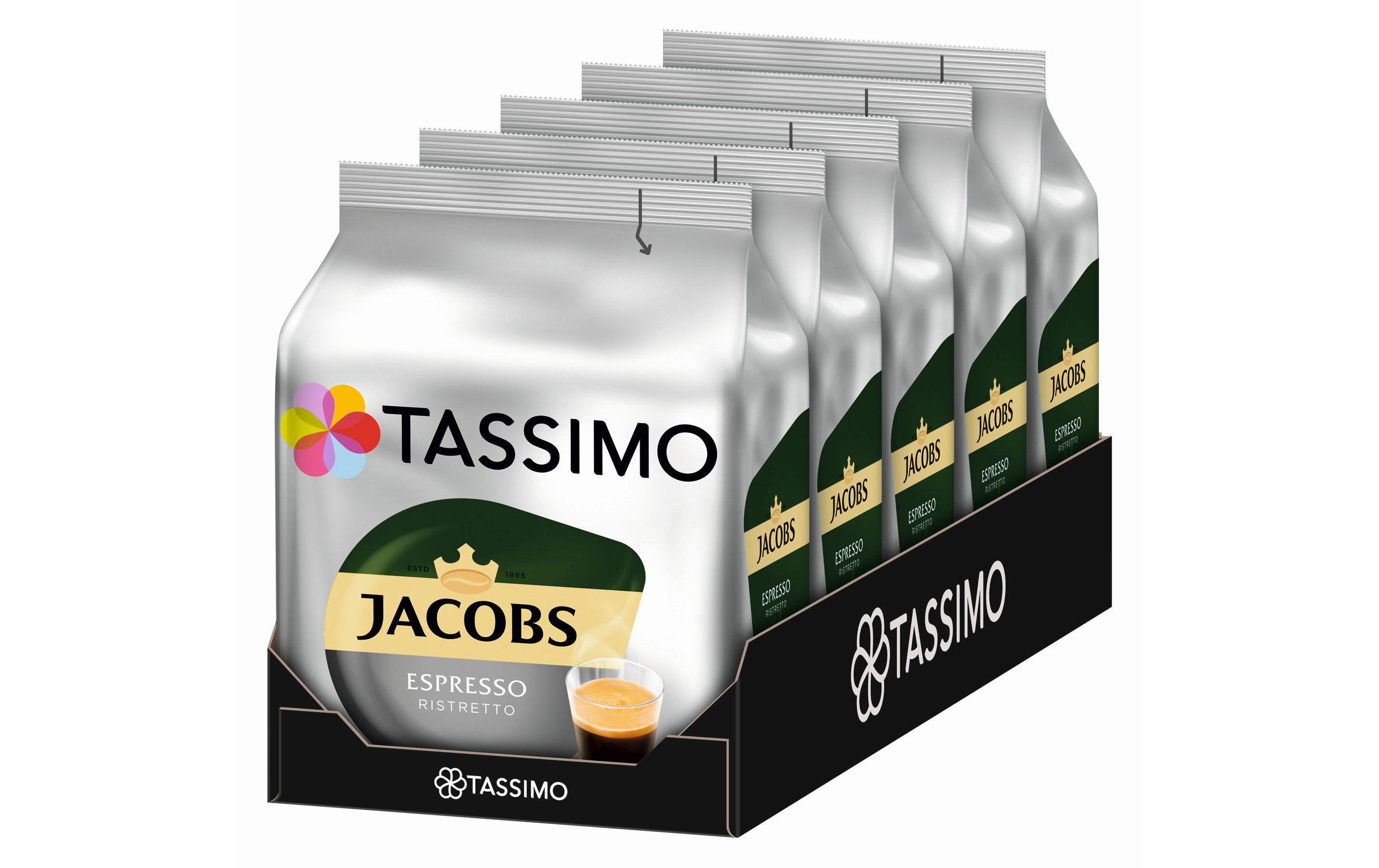 Kaffeekapseln T DISC Jacobs Espresso Ristretto 80 PortionenTassimo Espresso Ristretto Pads