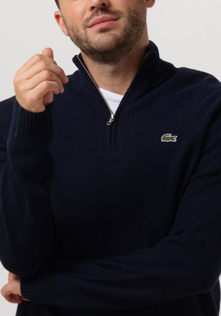 LACOSTE donkerblauwe lacoste trui 1ha1 men sweater