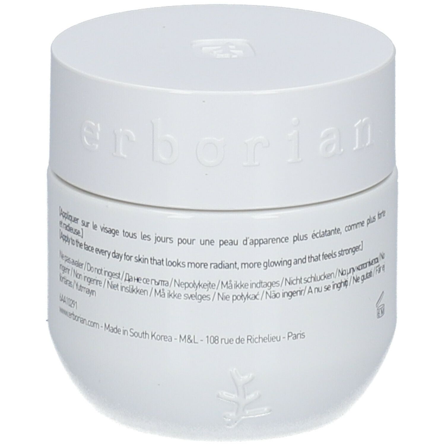 Erborian Korean Skin Therapy Paris Seoul Yuza Sorbet Day
