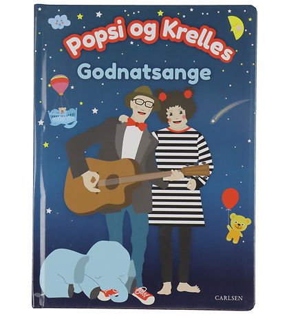 Forlaget Carlsen Sangbog - Popsi og Krelles Godnatsange - Dansk