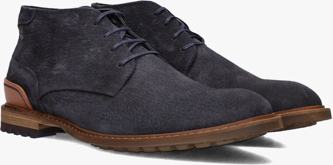 blauwe floris van bommel nette schoenen sfm-50141 crepi