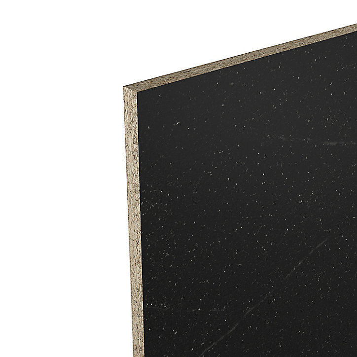 Crédence de cuisine aspect pierre foncée gris l. 200 cm x H. 60 cm x Ep. 8 mm