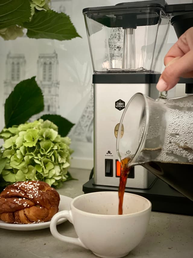 OBH Nordica Blooming kaffemaskine 3000000976 (sølv)