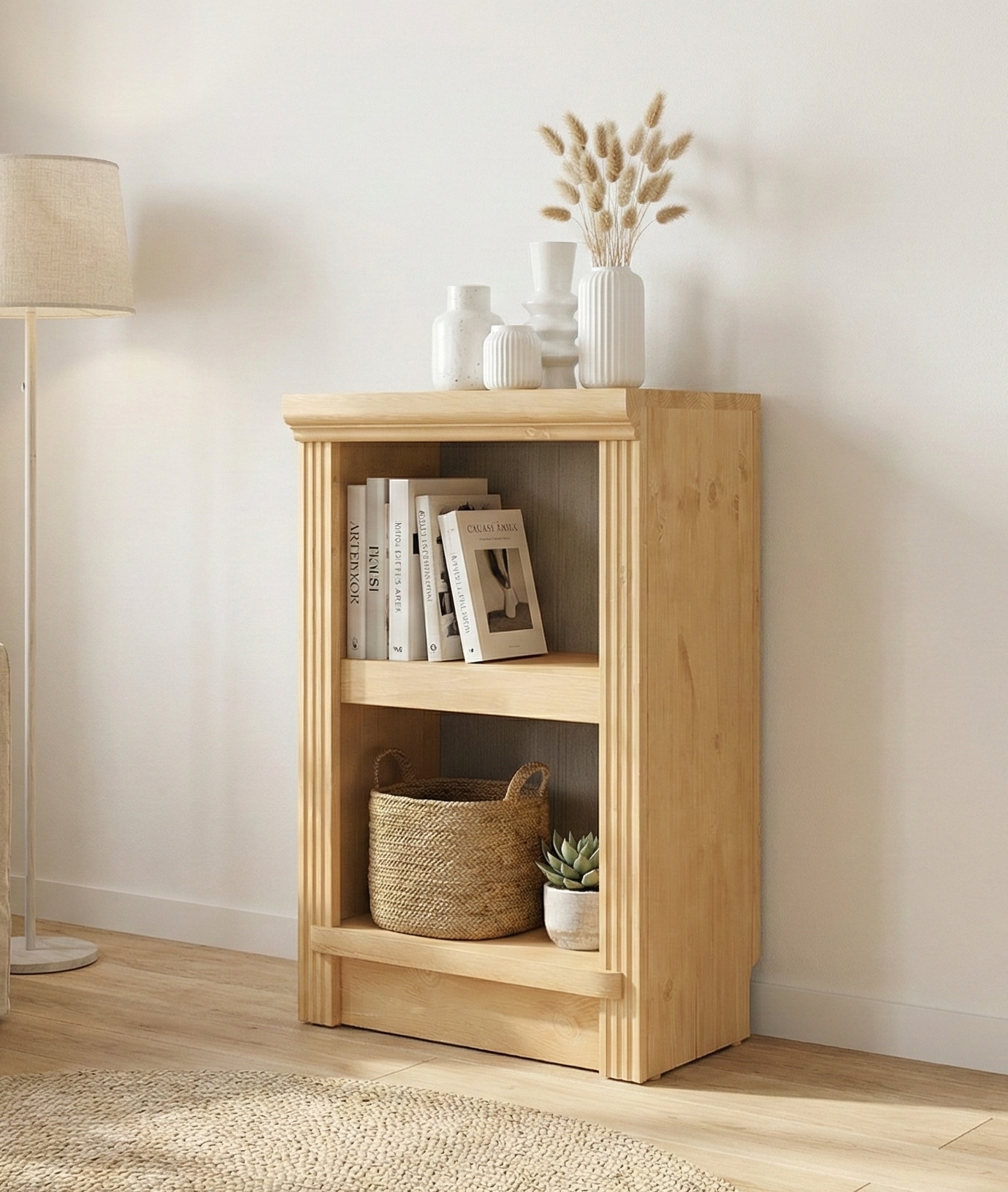 GOODproduct Standregal »Riga Bücherregal Regal Breite/Tiefe 40/29 cm« aus massiver Kiefer, FSC®-zertifiziert
