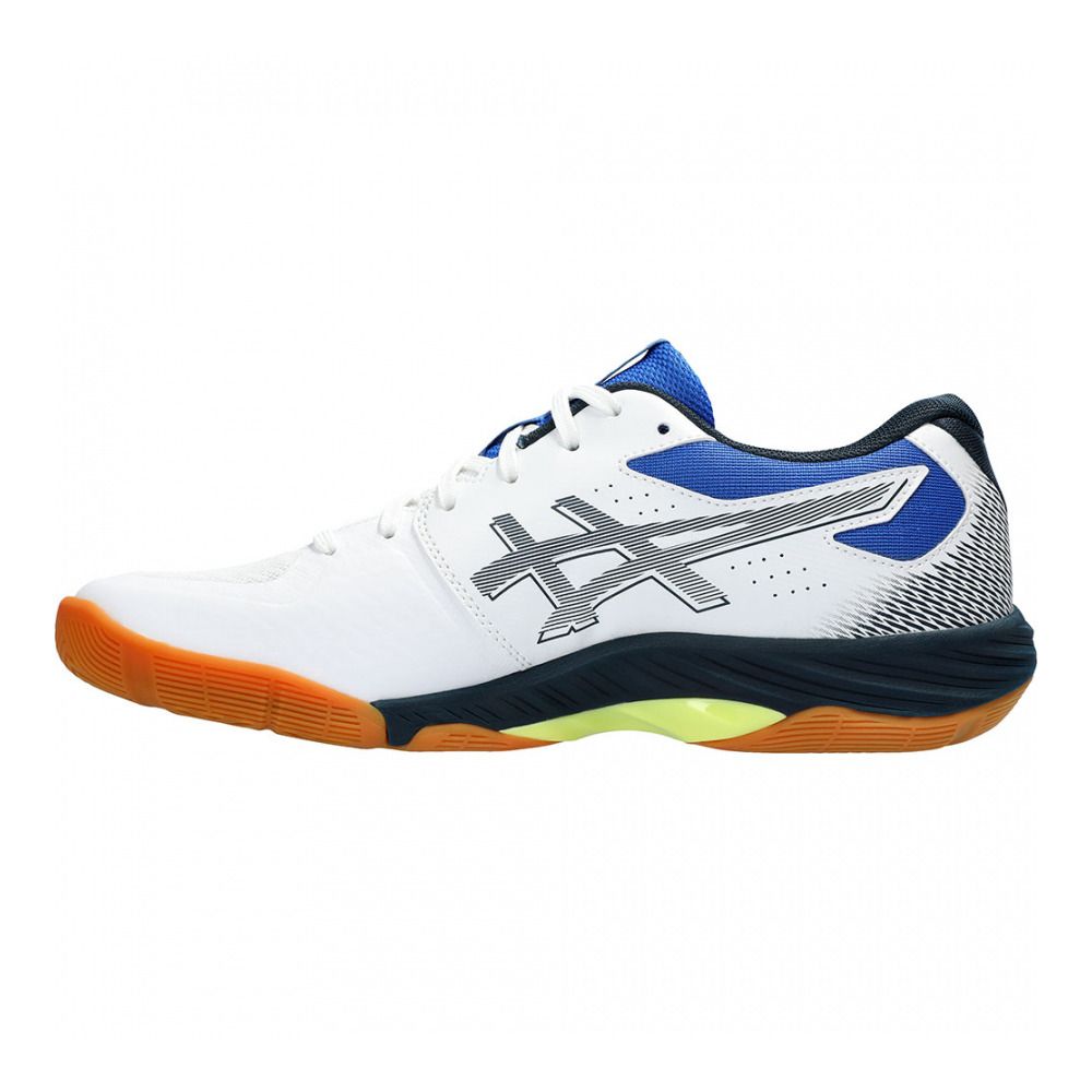 Asics BLADE FF - Chaussures handball Homme white/illusion blue