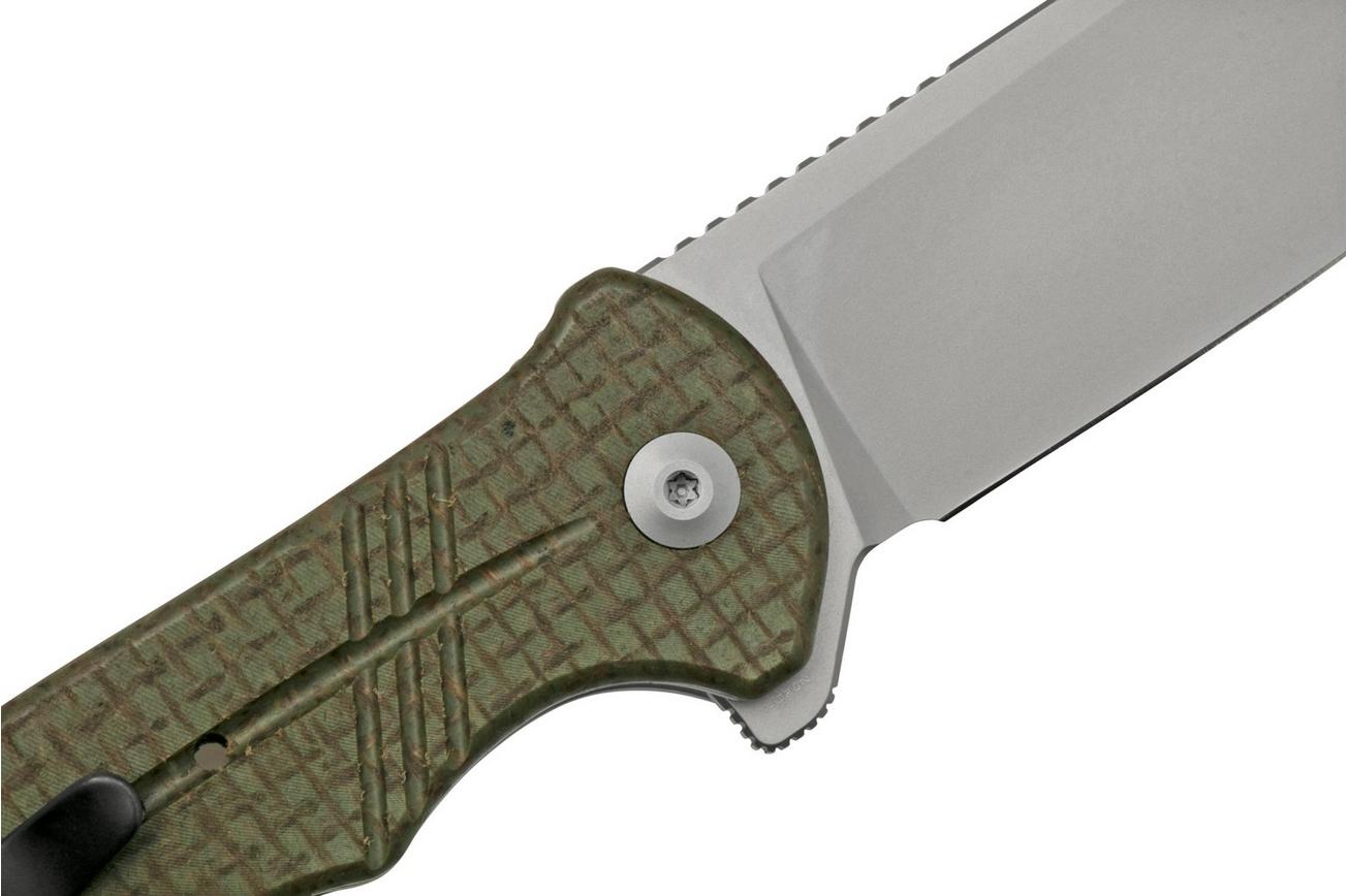 Civivi Cogent C20038D-5 Green Micarta Coarse, zakmes