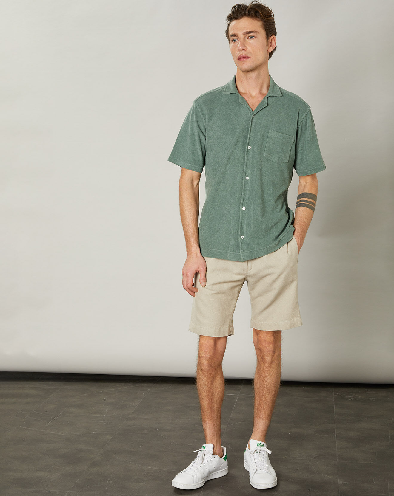 Hartford Short en Coton & Lin Tank natural