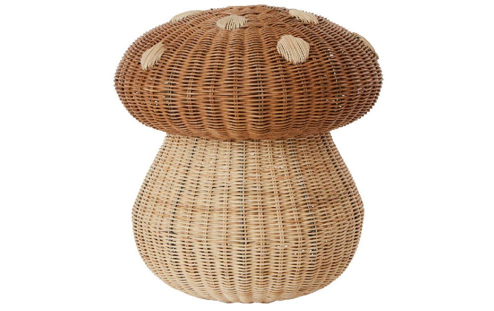 Spielzeugkorb Mushroom 42 x 46 cm<br>Aufbewahrungskorb in Pilzform