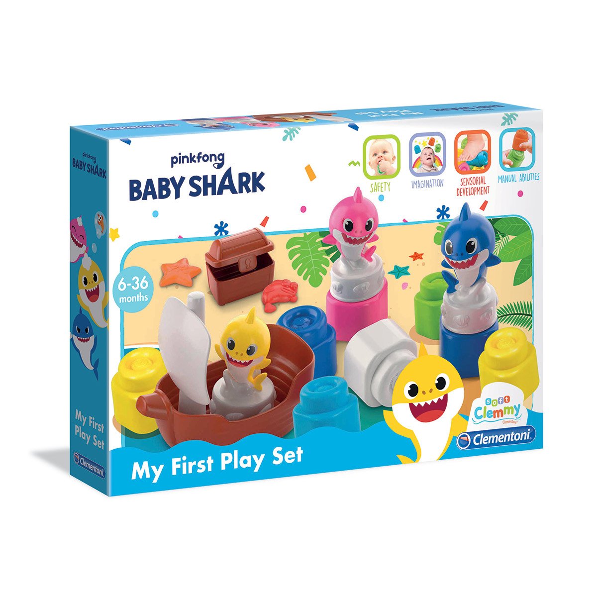 Coffret d'activités Baby Shark Clemmy
