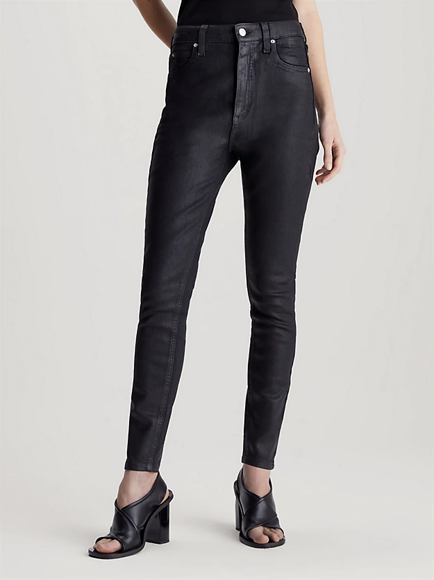 calças jeans super justas revestidas até o tornozelo