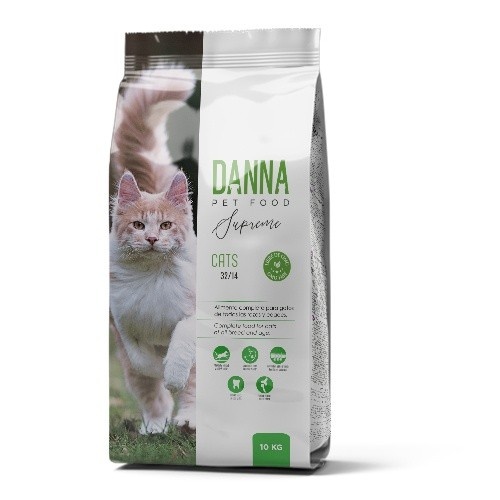 Ração para gatos com sabor de frango e salmão