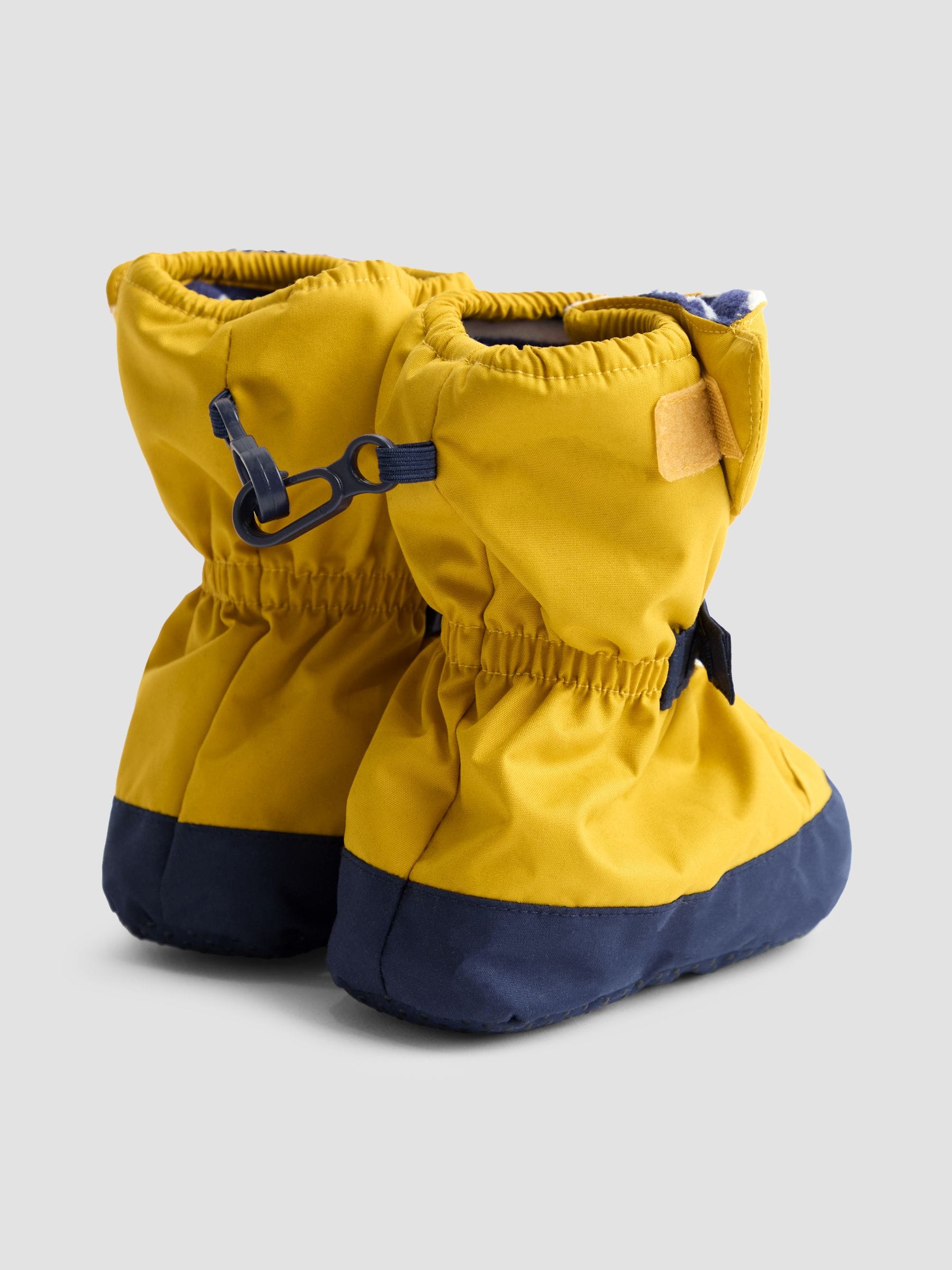 Mosterdgeel - Jojo Maman Bébé - Waterdichte babylaarsjes met fleece voering
