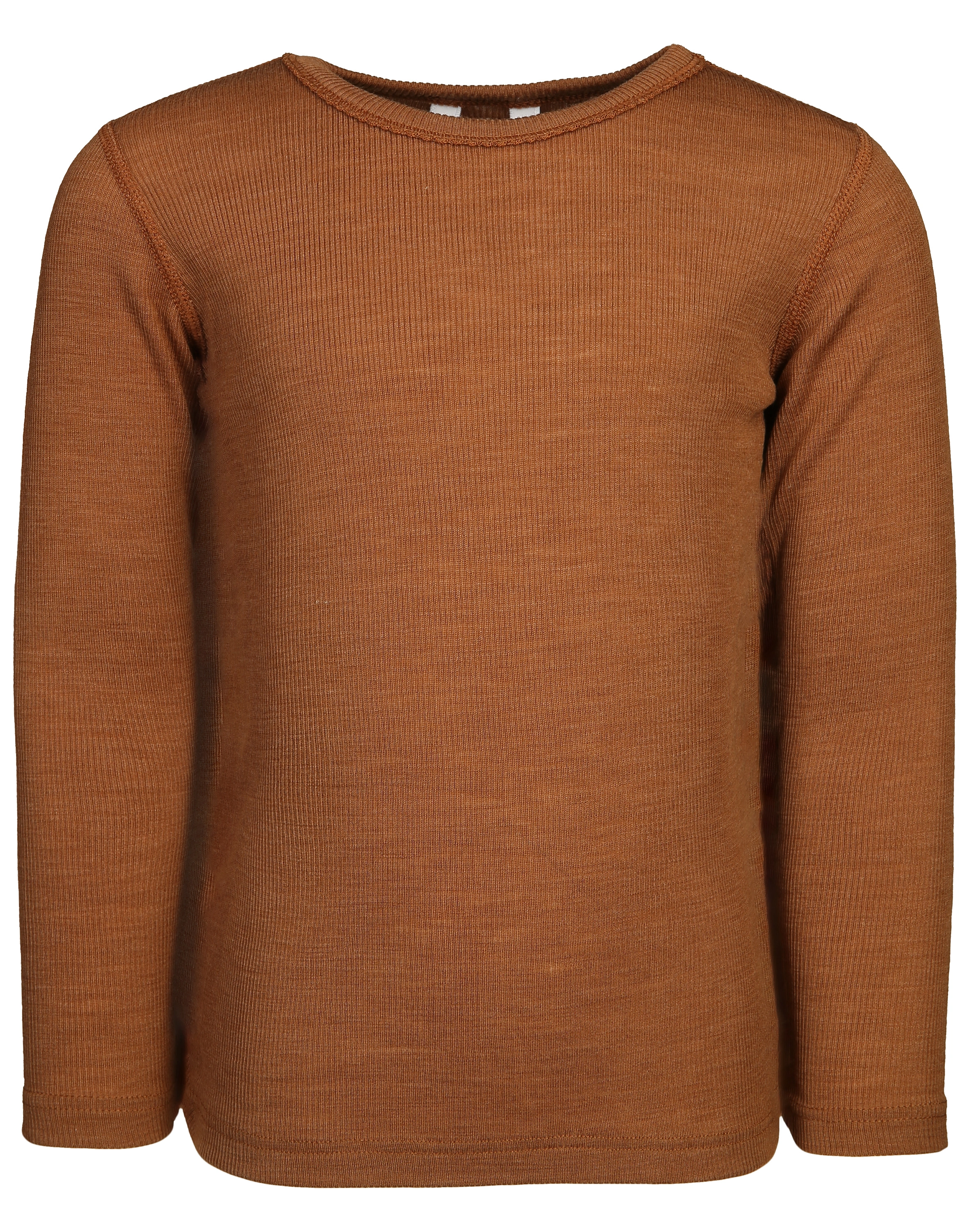 Woll-Langarmshirt 626 - SKids in dark copper