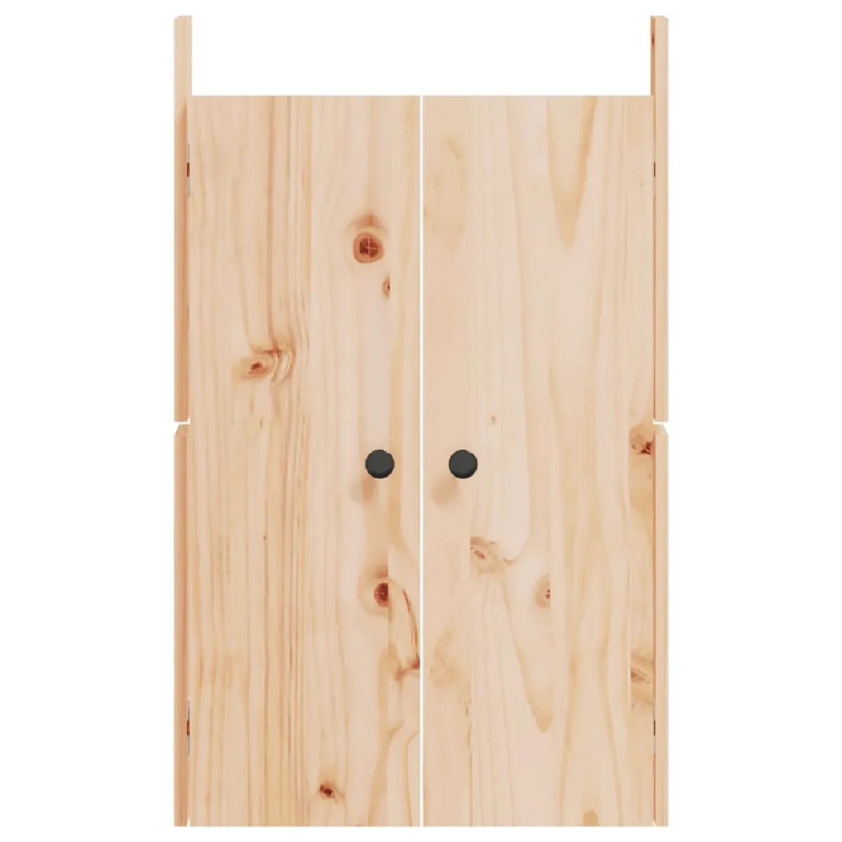 VidaXL Portes de cuisine d'extérieur 2pcs bois de pin