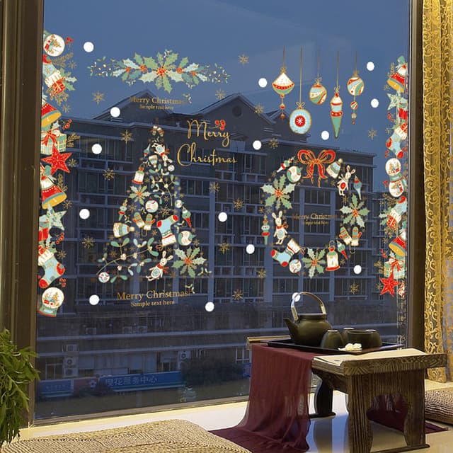 Klistermærker Julemotiv 2-pak