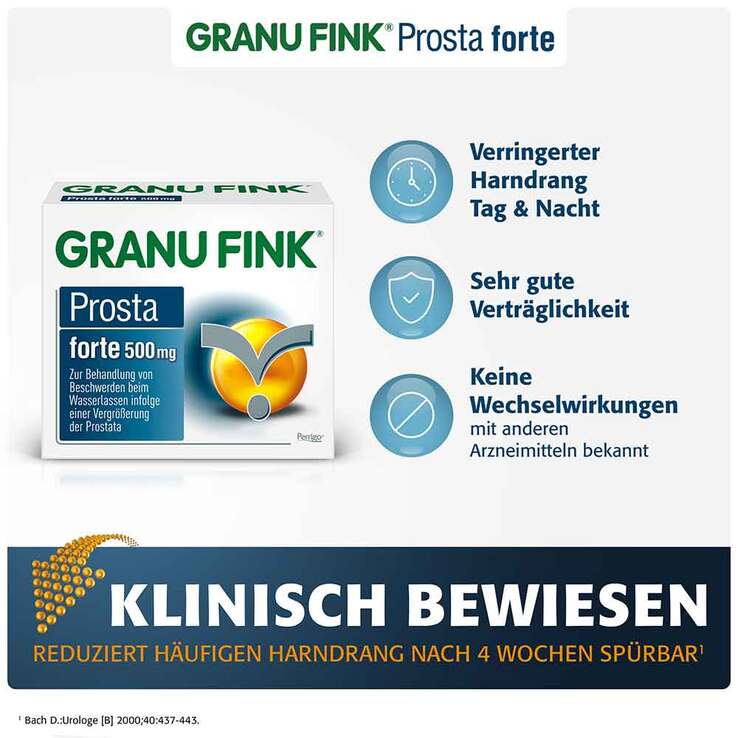 GRANU FINK Prosta forte 500 mg Hartkapseln, 140 St