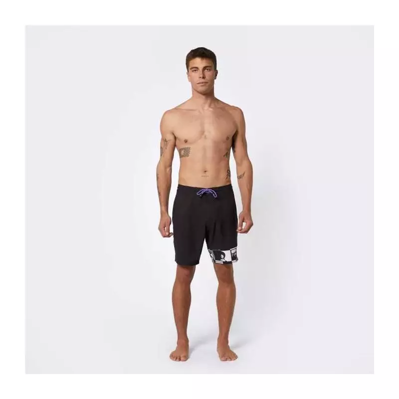 Boardshort MYSTIC The Lips Movement Black