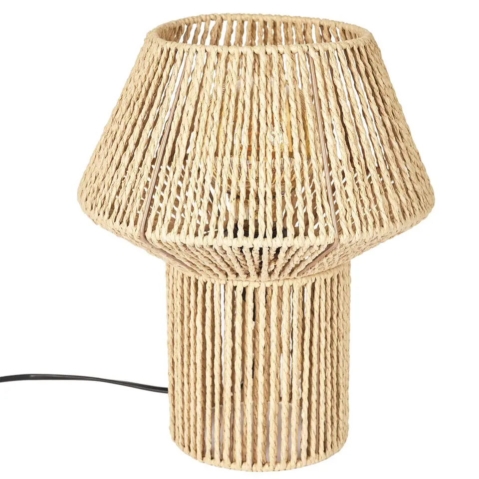 HD Factory Tafellamp Nature - 27x33cm -Boho/ibiza stijl - natuurlijk