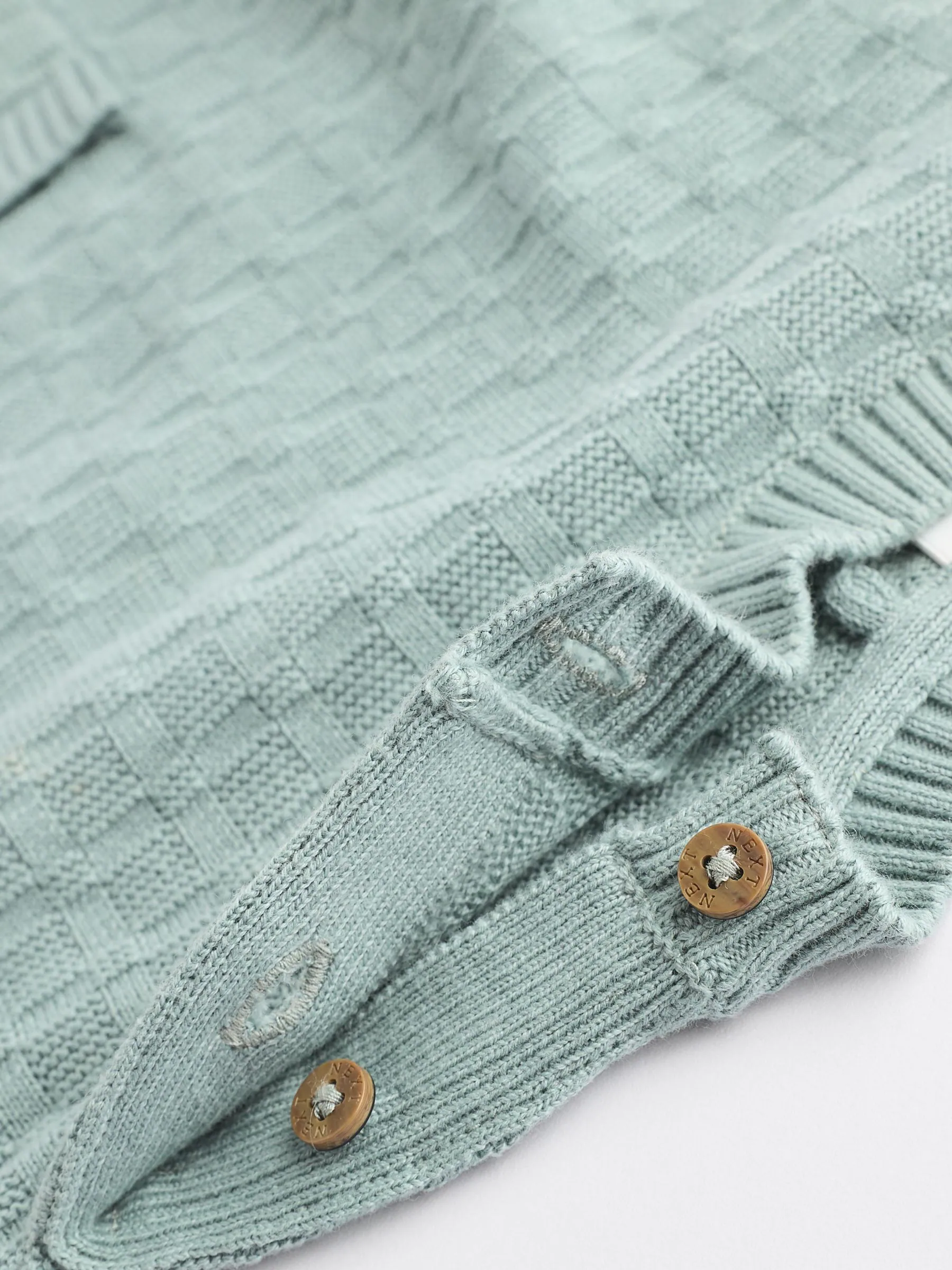 Mineraal - Babyset met gebreide trui en legging van 100% katoen met textuur (0mnd -3jr)