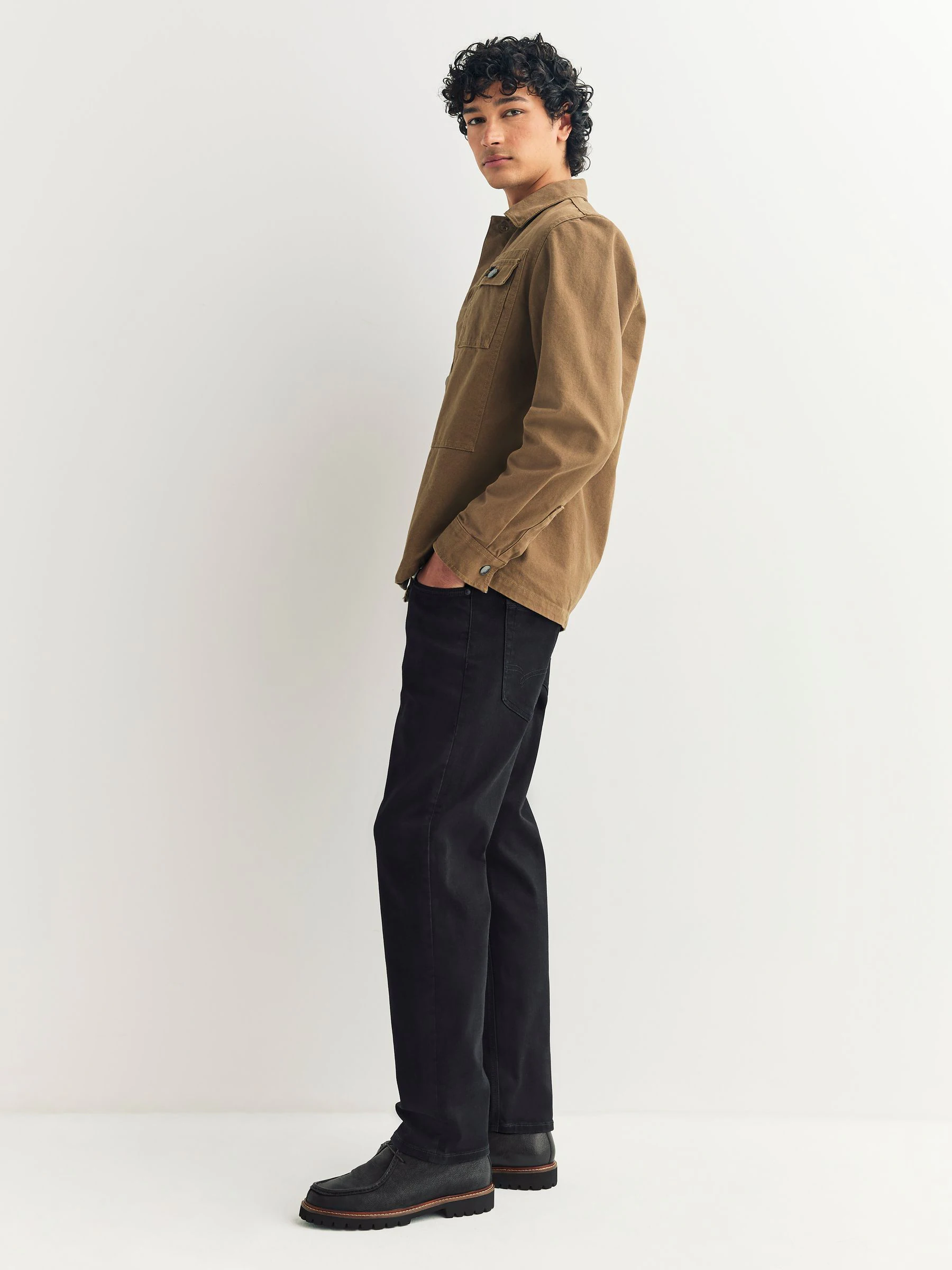 Zwart - Straight fit - Motionflex jeans