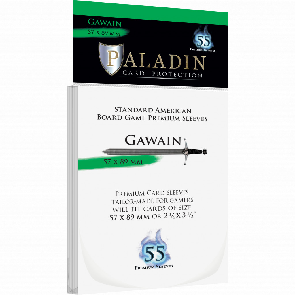 Pochettes Paladin - Gawain Standard American - 57 x 89 mm - 55p