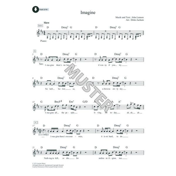 Schott Rock Ballads Tenor Saxophone