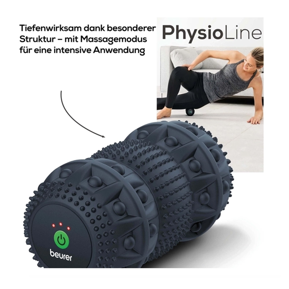 MG 35 Deep Roll Massagerolle mit Vibration USB Triggerpunkt Massage Tool (64550) - Schwarz