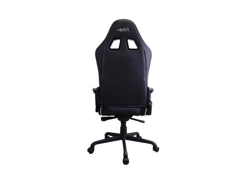 onit Gaming-Stuhl Pro Schwarz/Grau Ergonomischer Stuhl für lange Gaming-Sessions und Arbeitstage