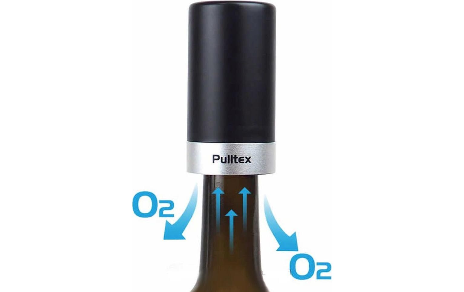 Weinflaschenverschluss VACUUM WINE SAVER SchwarzWeinverschluss