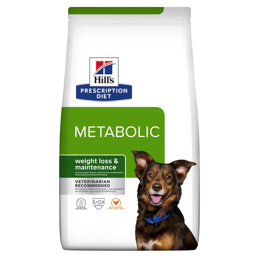 Ração Hill's Prescription Diet Metabolic com Frango para Cães
