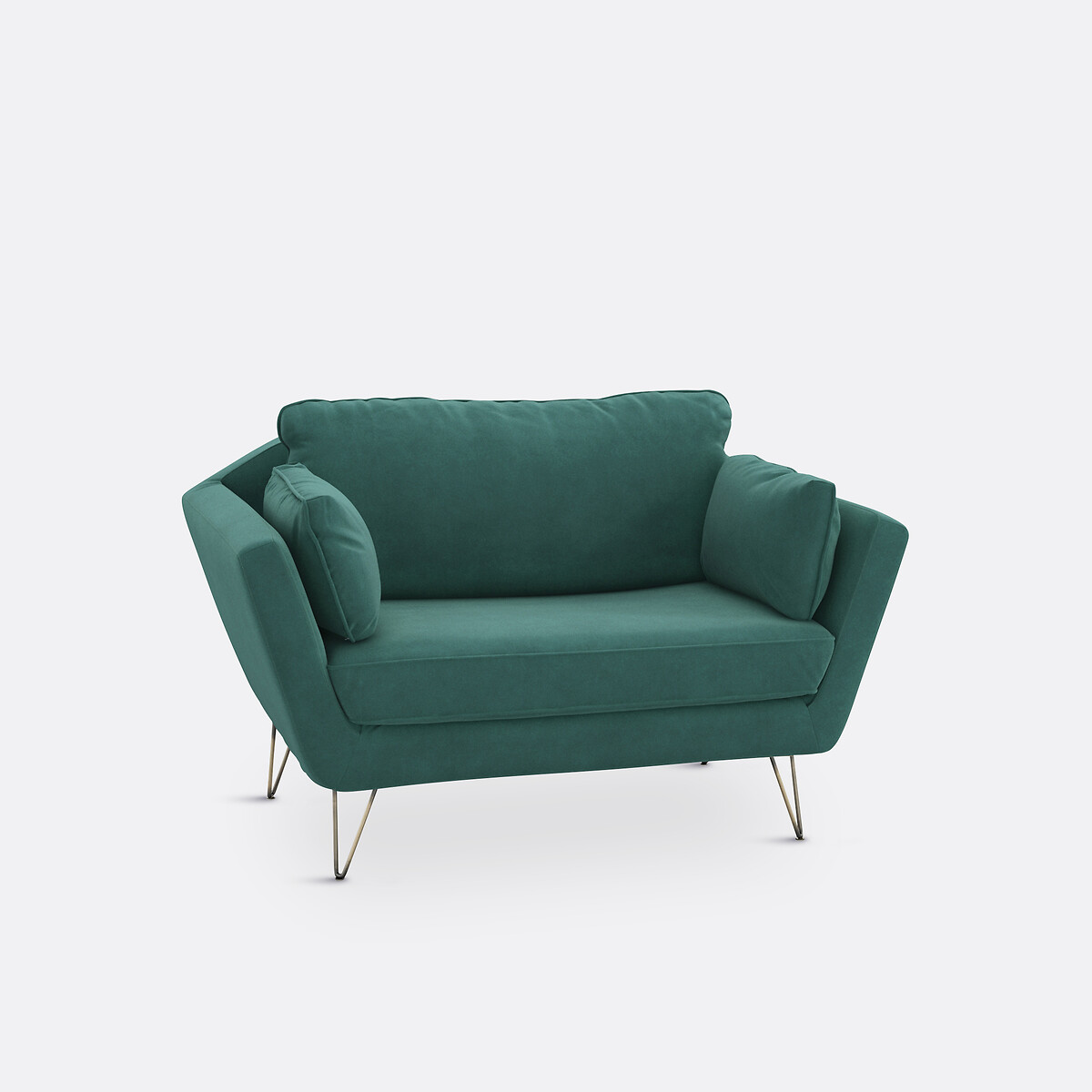 LA REDOUTE INTERIEURS<br>Poltrona XL em fluweel Topim