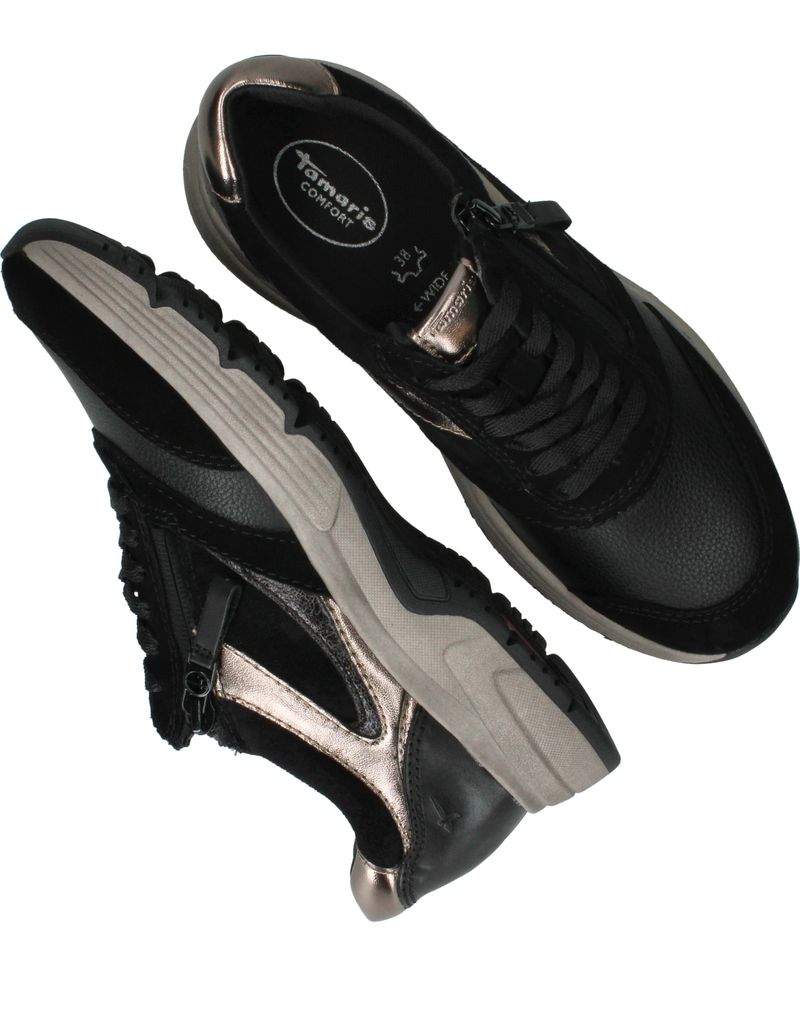 Tamaris Comfort Sneakers Zwart Dames