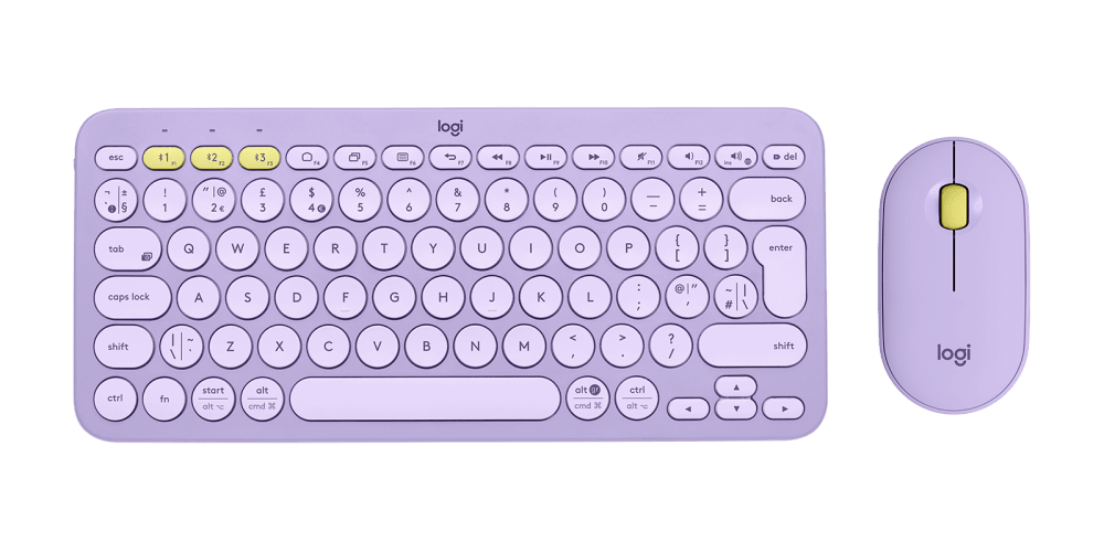 K380 MULTI-DEVICE-TASTATUR + M350 PEBBLE MAUS
