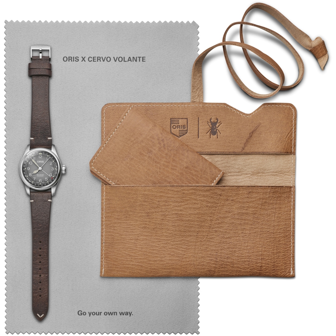 Oris Big Crown Pointer Date Cervo Volante Grau