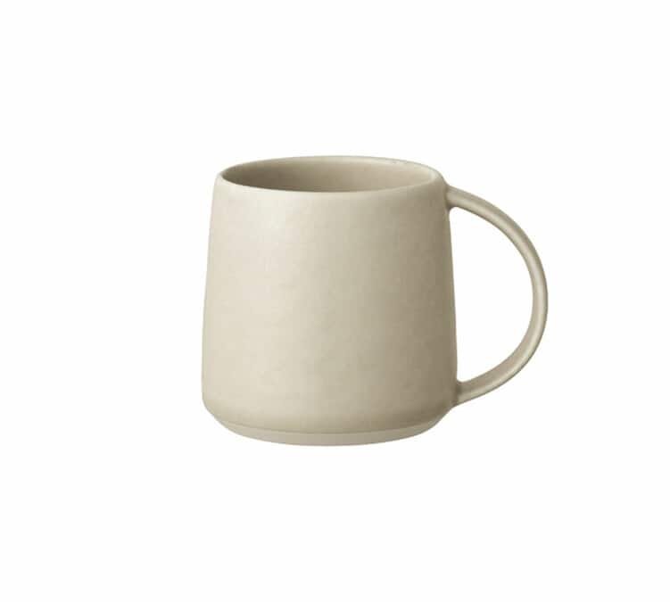 Tasse KINTO Ripple beige en procelaine 250 ml