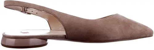 Hogl 1-100102-19000 maat 8.5 Slingbacks v taupe Calandschoen