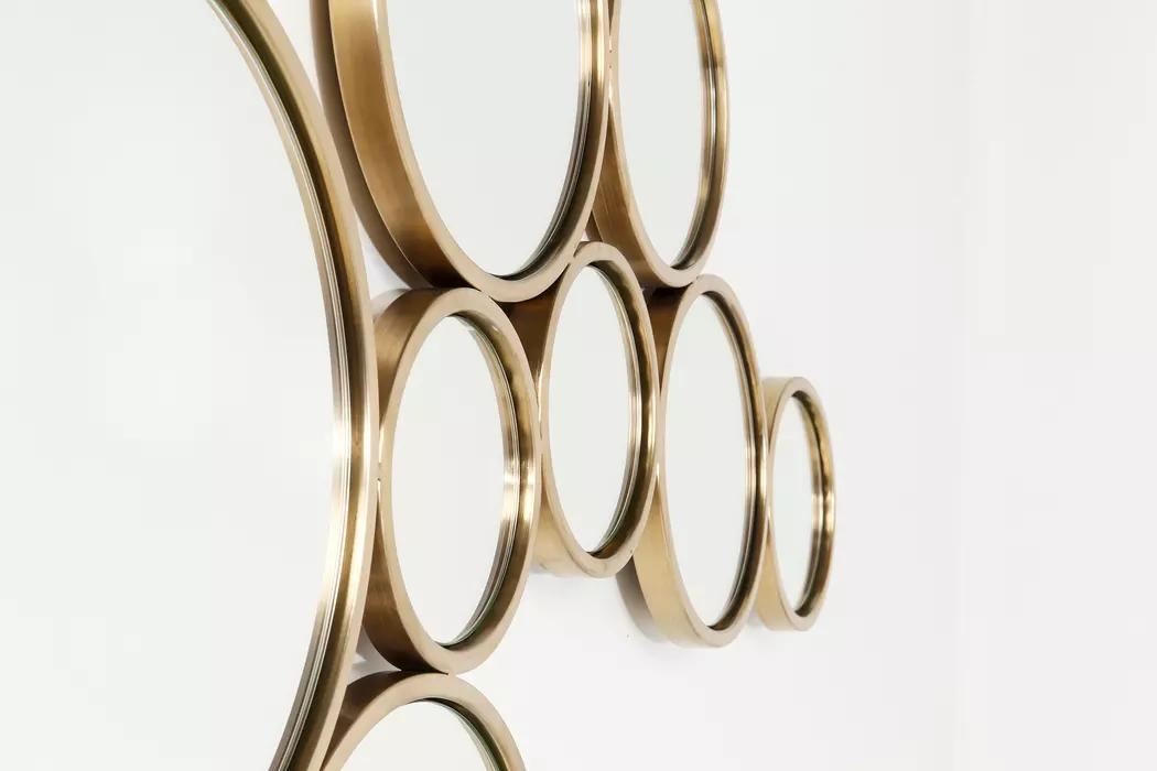 Wandspiegel Bubbles Brass