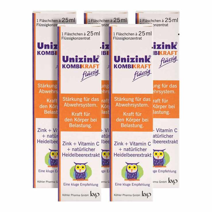 Unizink Kombikraft, 5X25 ml