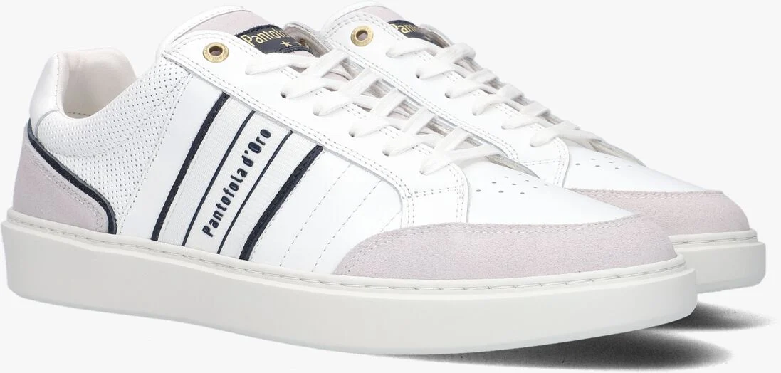 PANTOFOLA D\\'ORO witte pantofola d'oro lage sneakers lecano uomo low