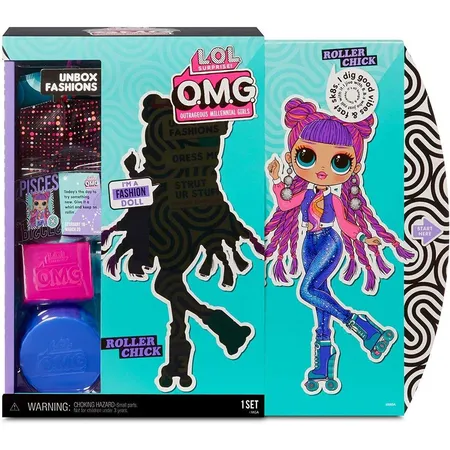 MGA Entertainment L.O.L. Surprise OMG Doll Series 3- Roller Chick