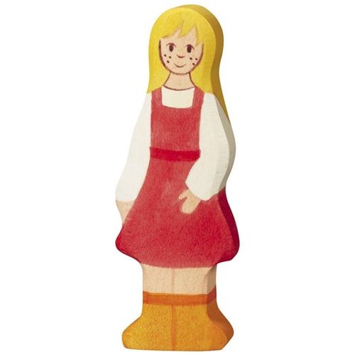 Holztiger boerendochter 10 cm