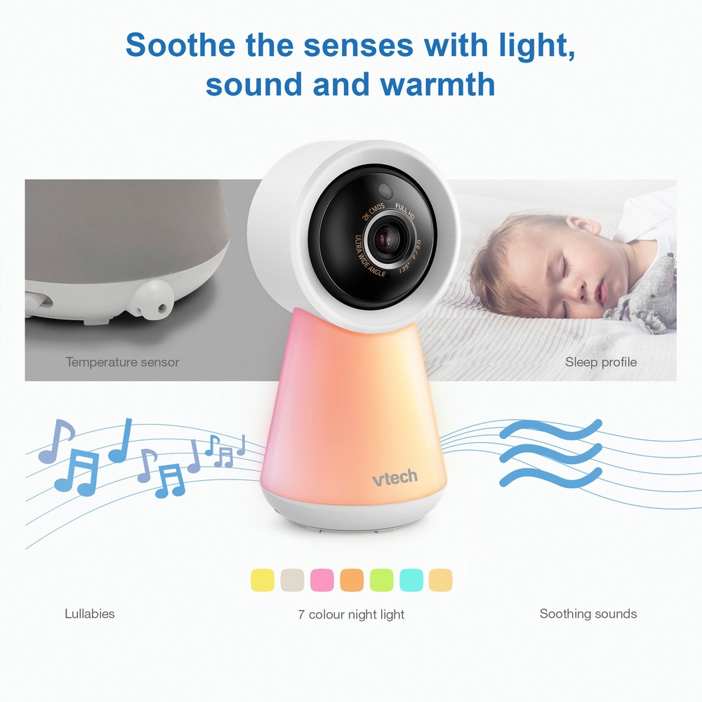 VTech RM5756HD 5-Zoll Smart-WLAN-Video-Babyphone