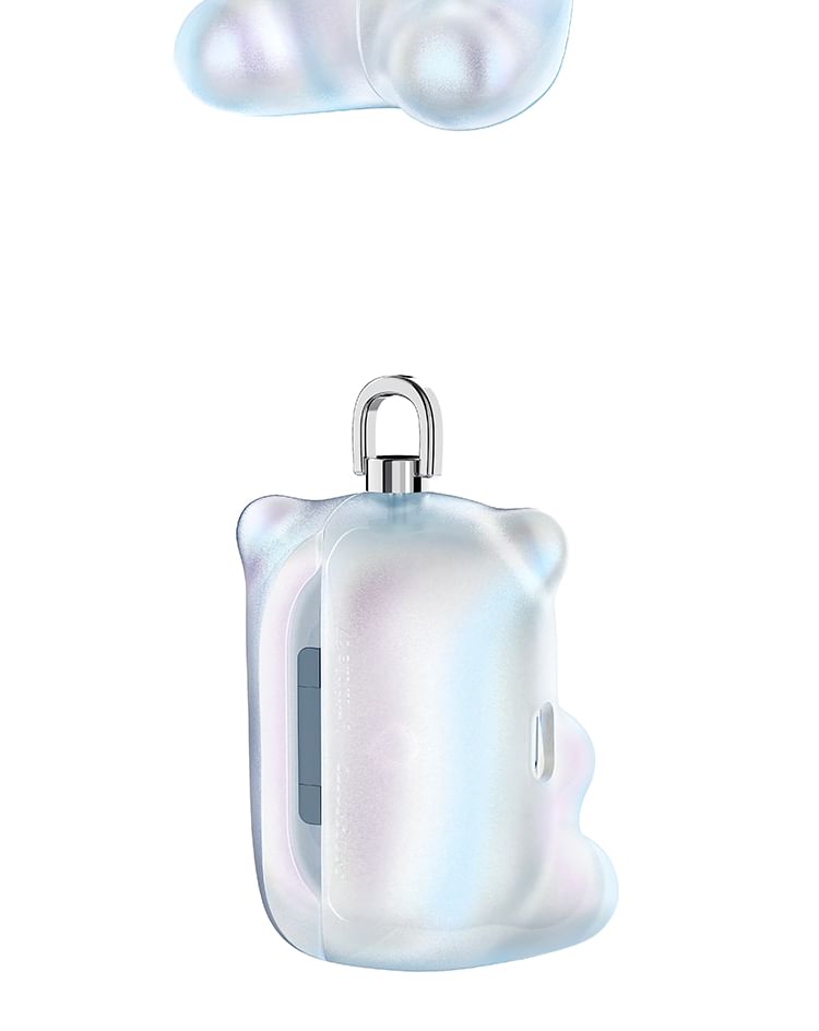 Krocalute - Bear Holographic AirPods / Pro oortelefoonhoesje