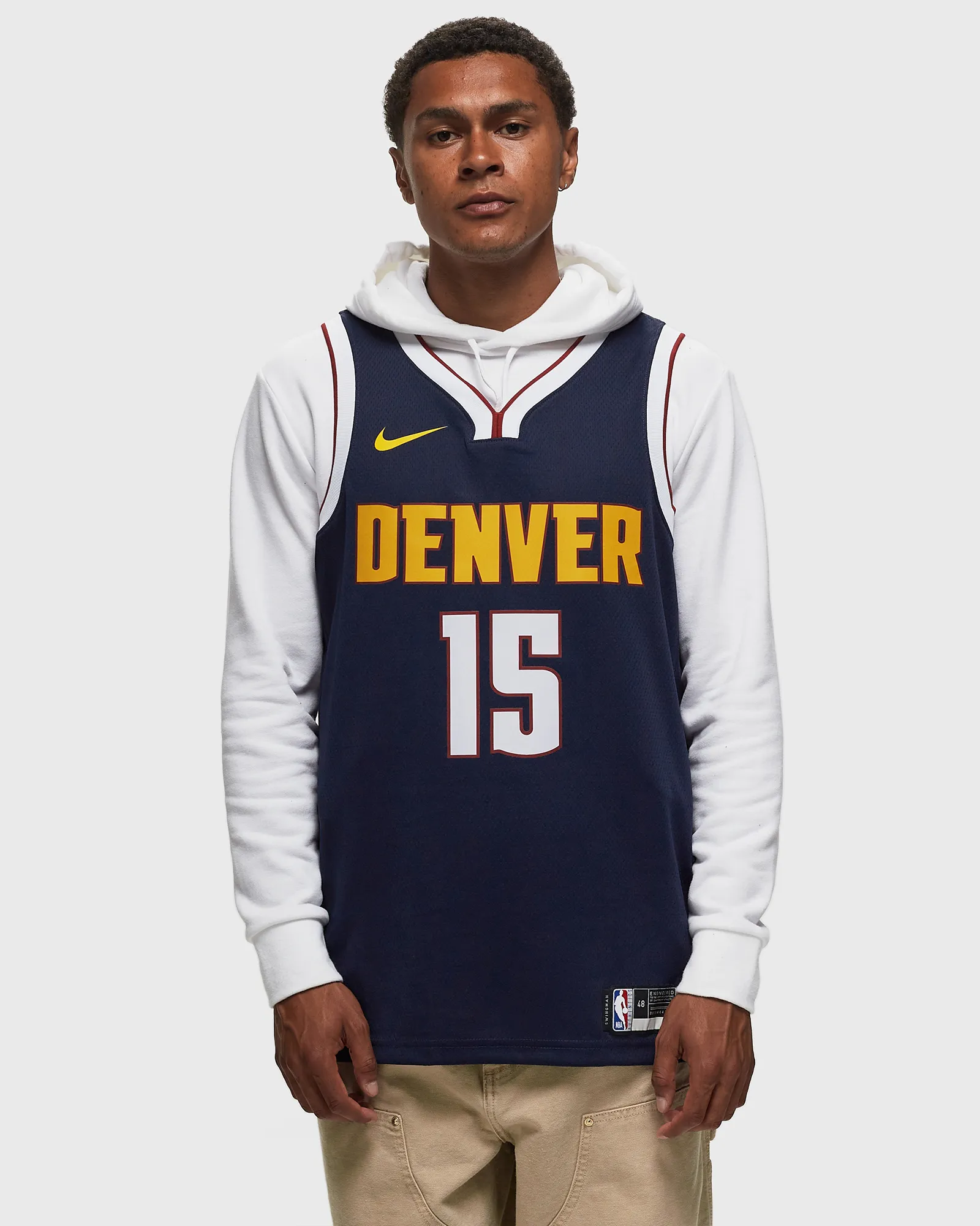 Nike DENVER NUGGETS ICON EDITION 2022/23 DRI-FIT NBA SWINGMAN JERSEY
