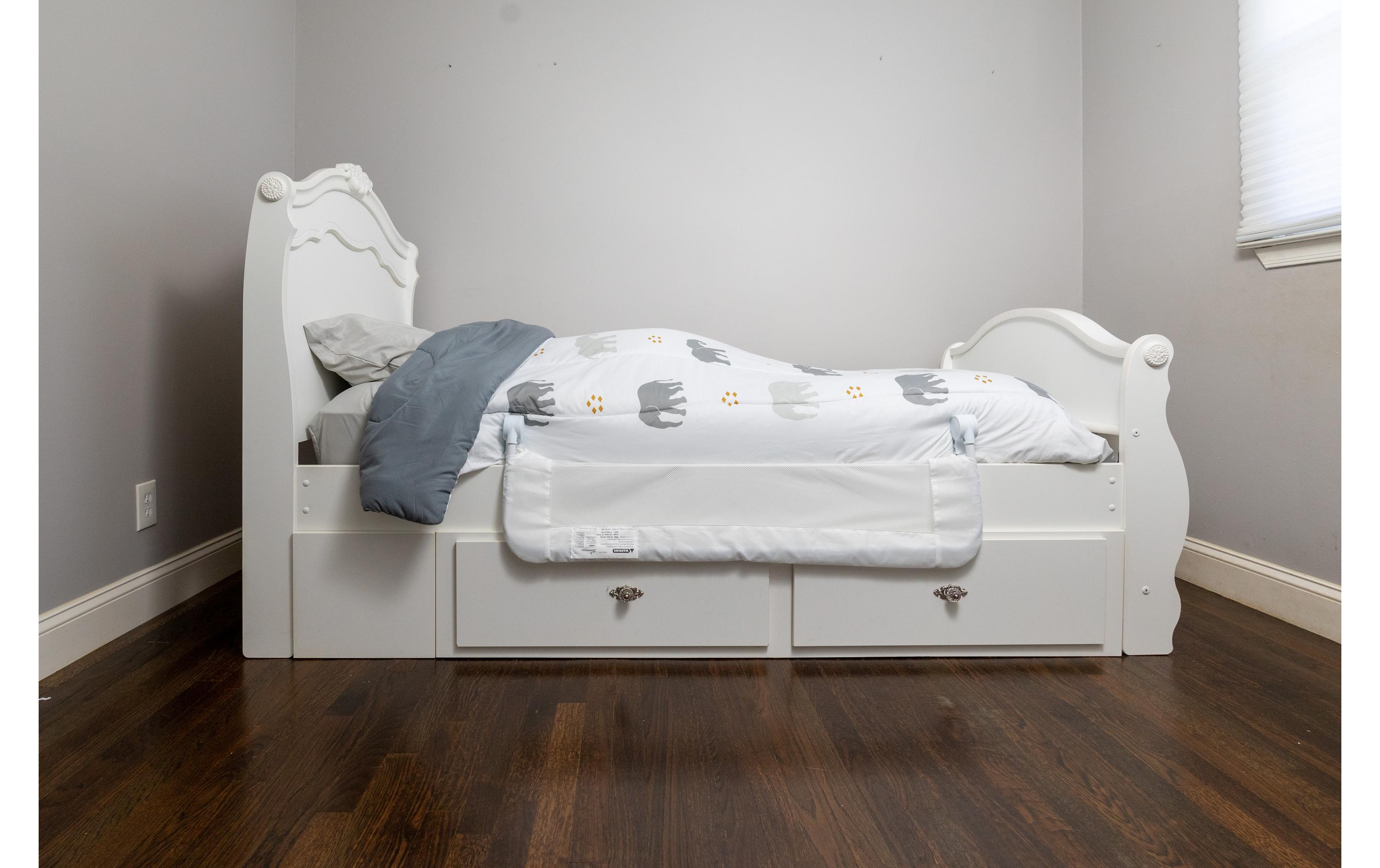 Bettgitter Maggie Weiss 110 x 50 cmGeeignet für Standard & Boxspringbetten