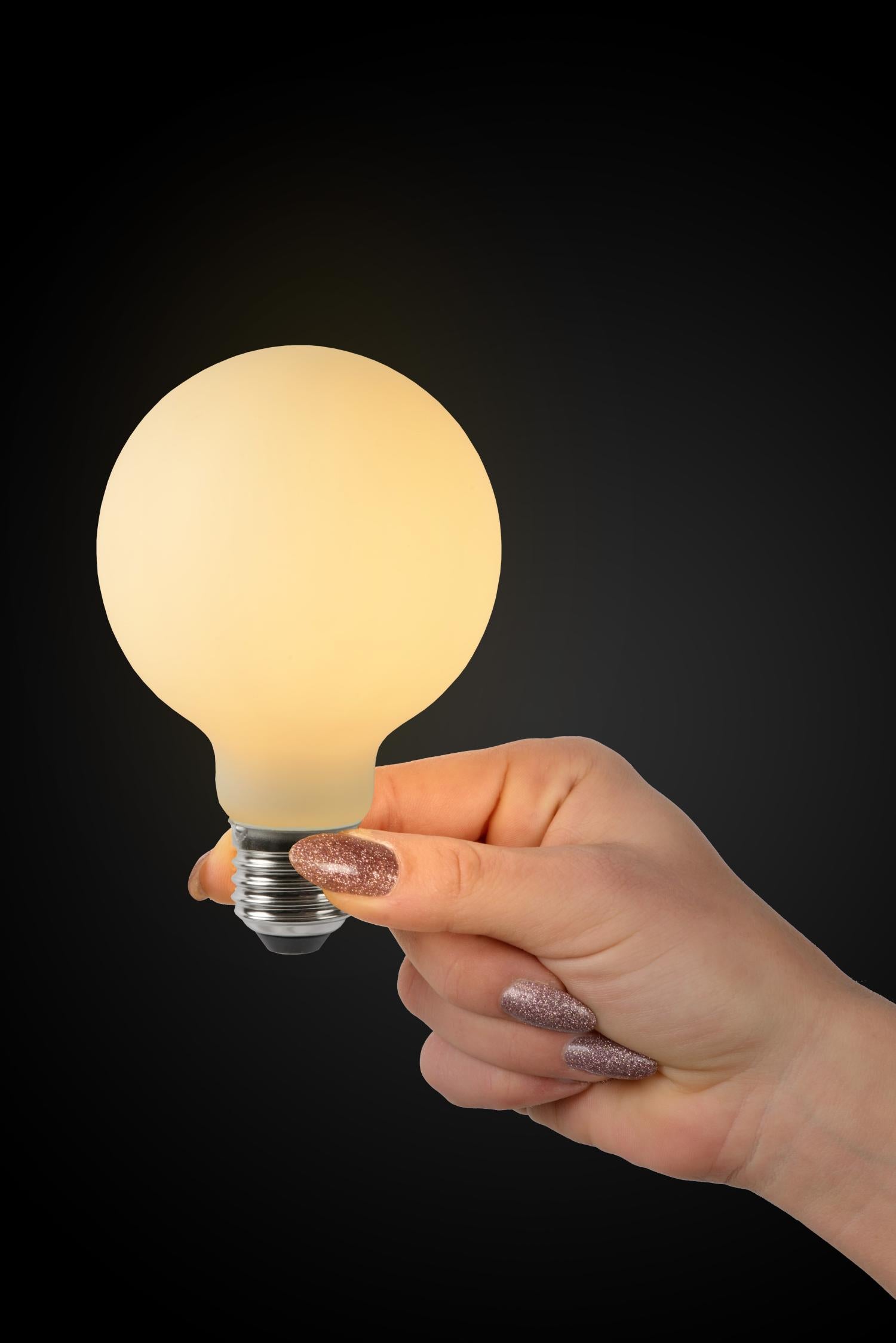 Lucide G80 Filament lamp - Opaal (set van 2)