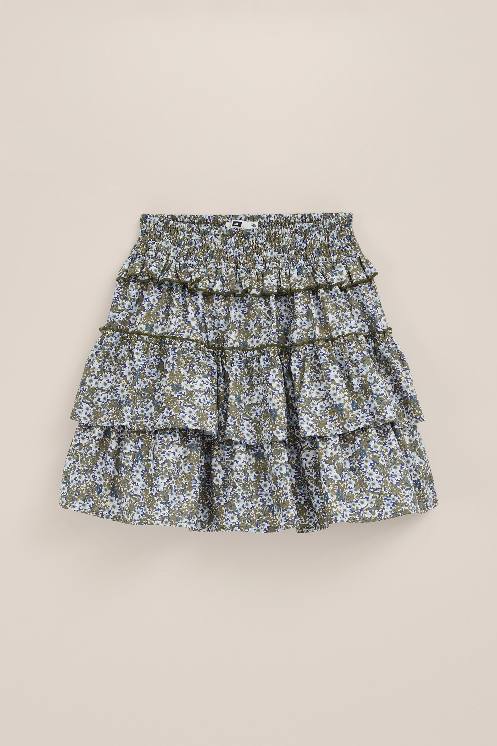 Meisjes rok met dessin WE Fashion Groenblauw