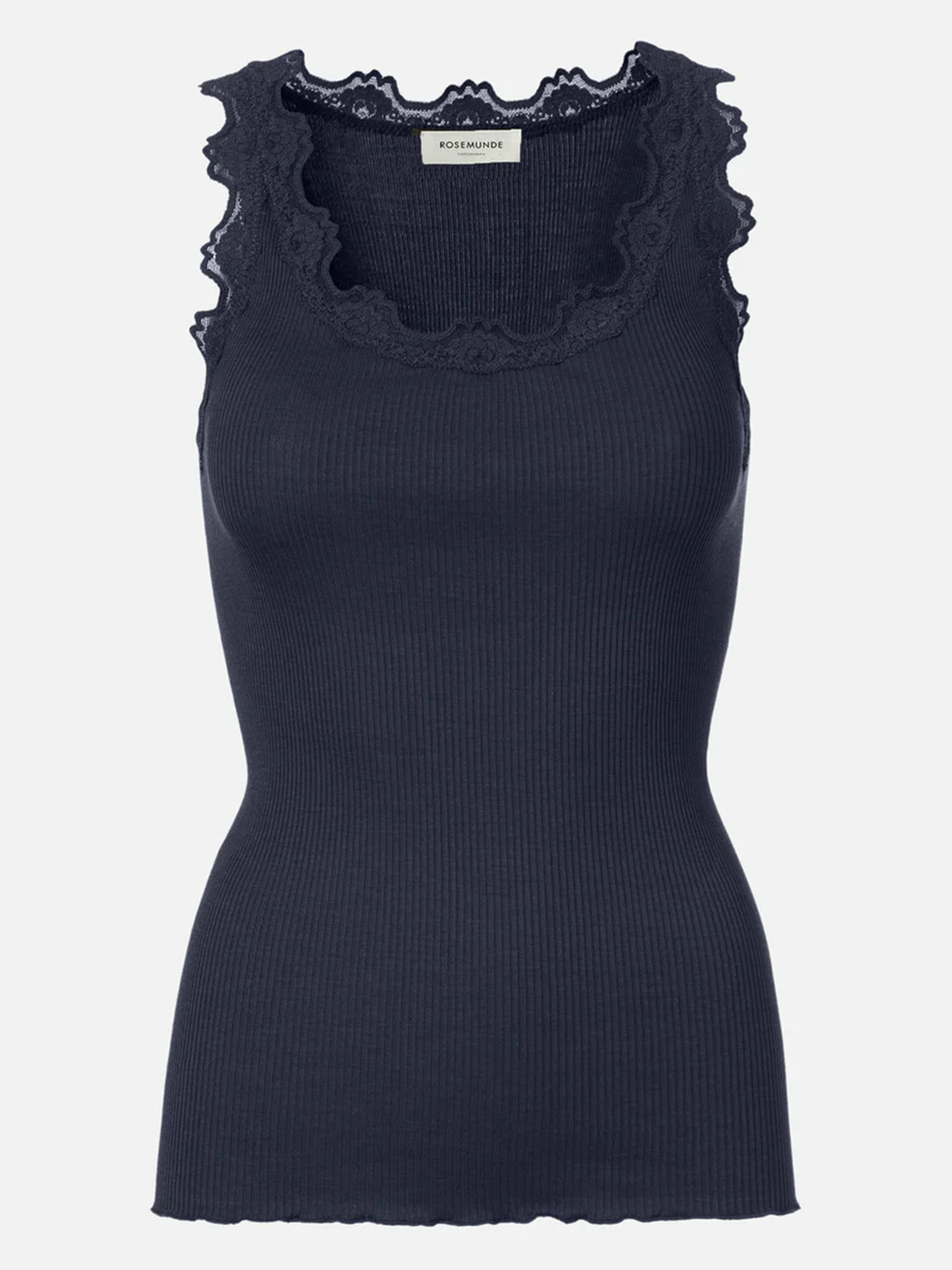 Babette Silk Top With Lace