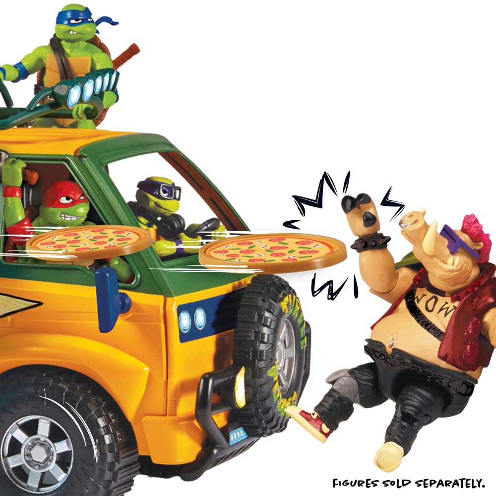 Teenage Mutant Ninja Turtles Mutant Mayhem - Pizza Fire Lieferwagen-Spielset